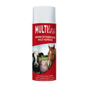 Red marking spray MULTI-LINE - 500 ml - Image 1