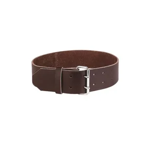 Brown Chrome Leather Cattle Collar 120 x 8 cm - Image 1