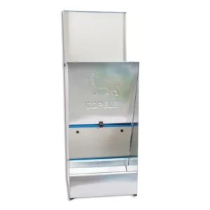 Galvanised steel hopper feeder for dogs 10L COPELE - Image 3